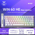 Aula Win60He Magnetic Switch Keyboard Wired Win 60 HE Mechanical Keyboard Esports Gamer Win68 Keyboards Custom Win60 He Gifts